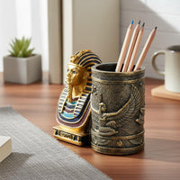 Egyptian Pharaoh Pen Holder Creative Design Home Decoration Vintage Design