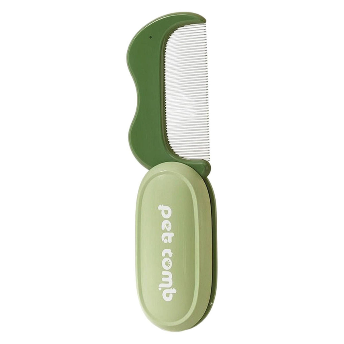 Portable Fine-Toothed Pocket-Sized Foldable Pet Comb Matting Mini Grooming Comb Comfortable for Cats