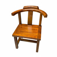 Ship Wheel Armrest Armchair Reclaimed Boat Wood Household Furniture Chinese and Design Oceanic Theme for Business Owners