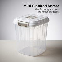 Airtight Food Storage Container, Storage Containers Includes Measuring Cup, Food Storage Containers  - Image 2