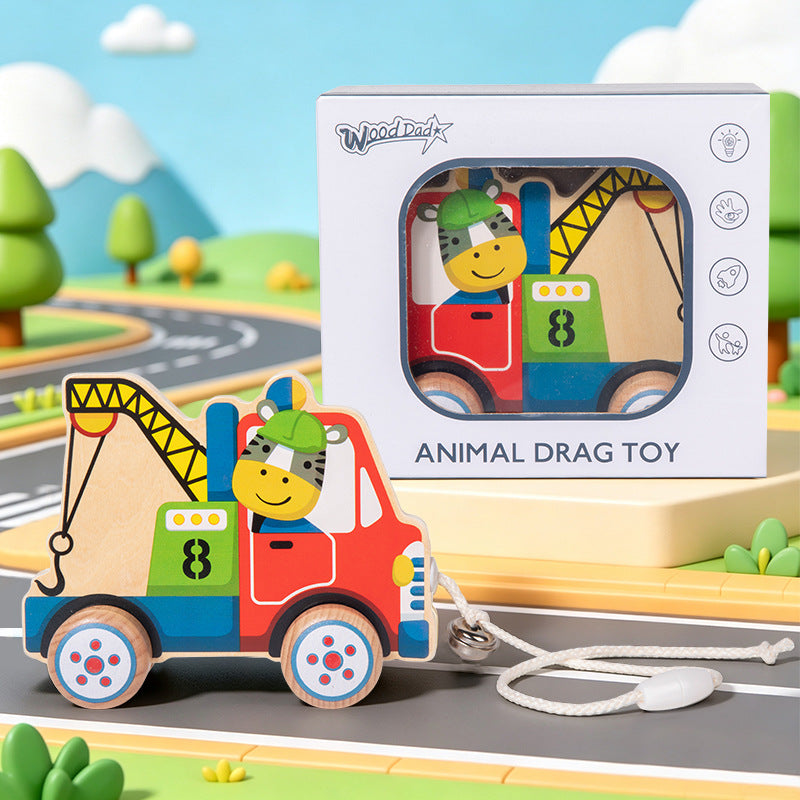 Animal Pull Car F
