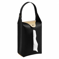 Wall Mount Tissue Cover Multi-Functional Household Storage Snap Button Closure for Dining Table