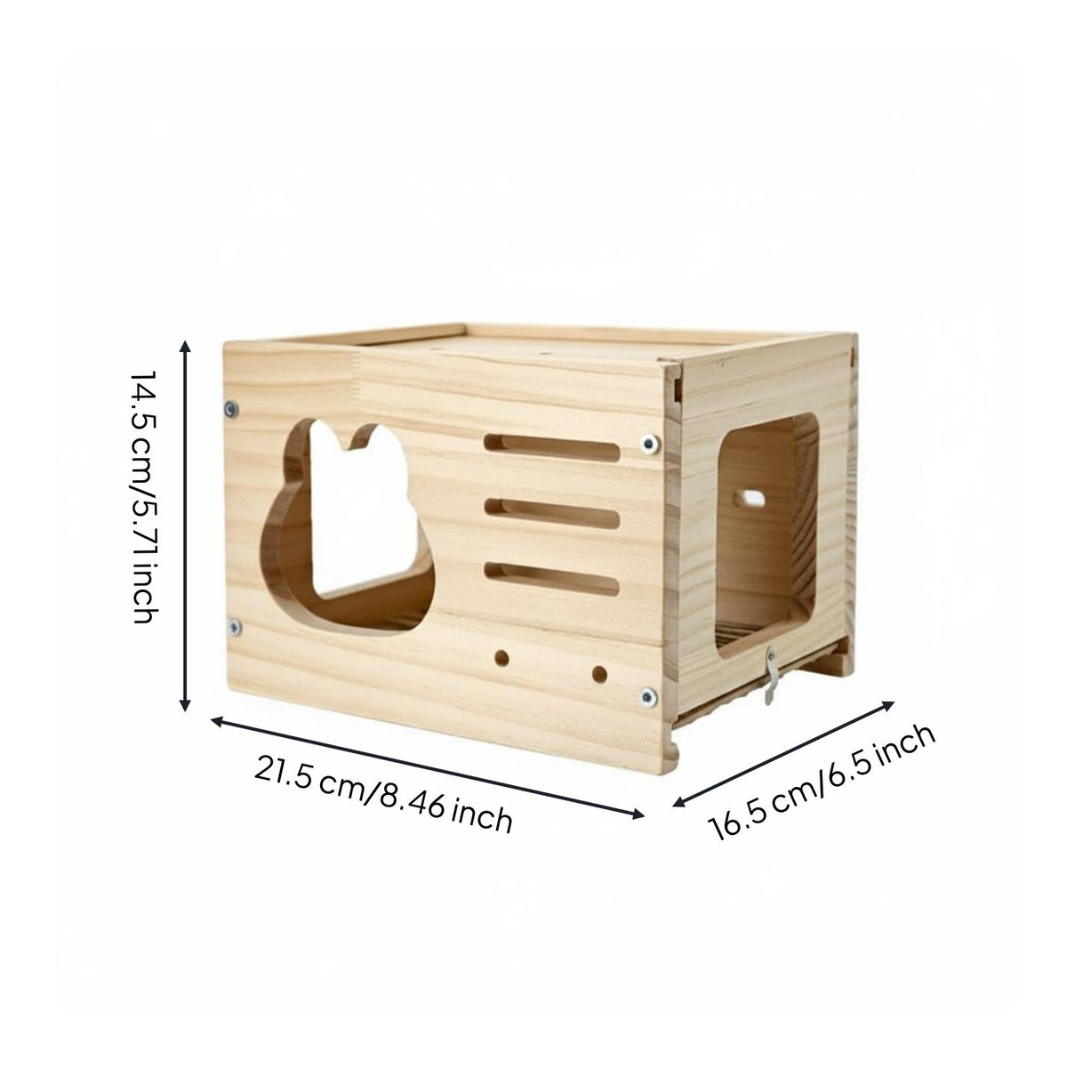 Budgie Nesting Shelter Breathable Design Parakeet Nesting Shelter Large Wooden Material Bird Breeding House