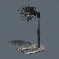 Desktop Mic Stand All Metal Desktop Audio Device Mount Stable for Streamers