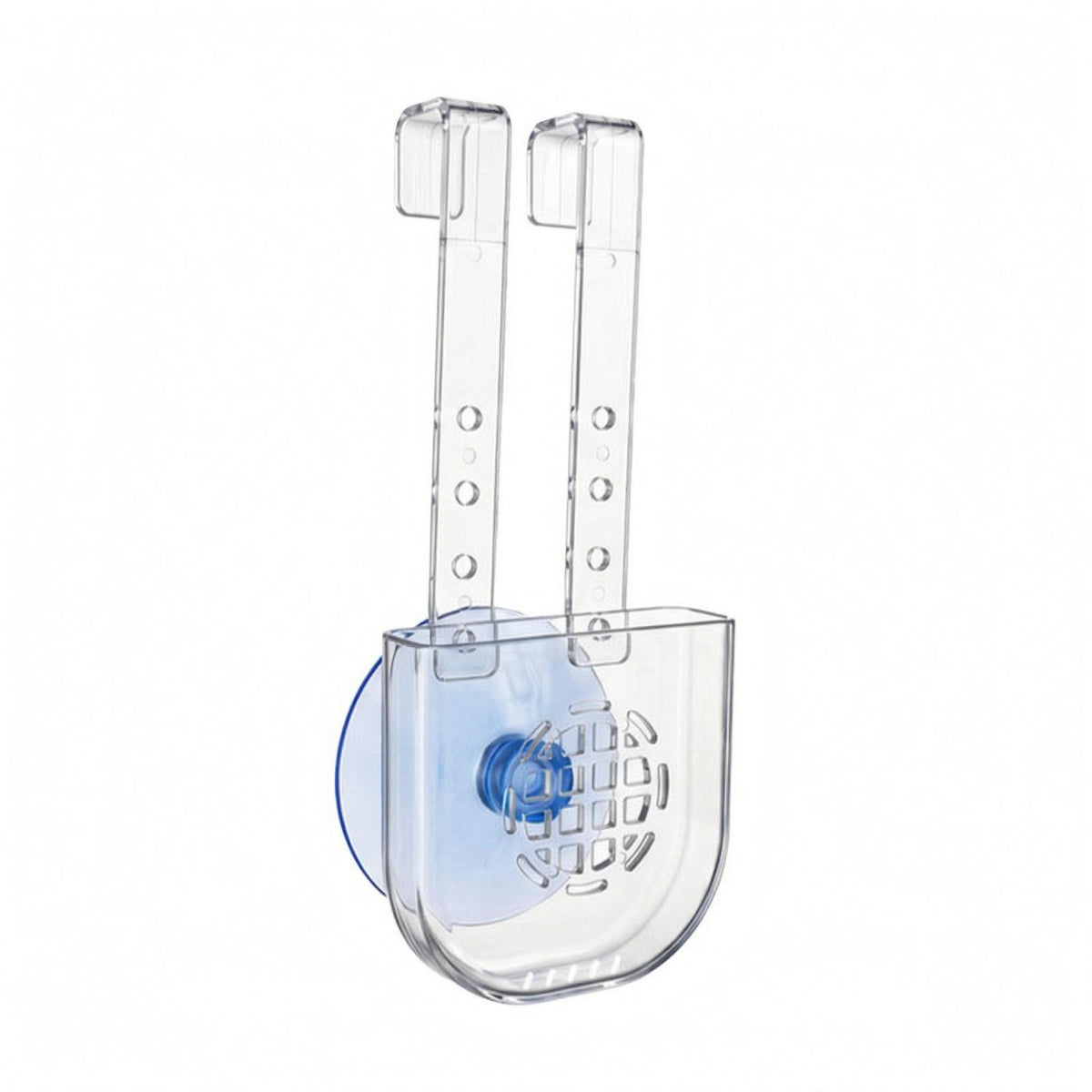 Bathroom Accessory Transparent Cleaning Tablet Holder Rounded Bottom
