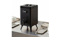 Square Insulated Beverage Dispenser Easy to Clean Stainless Steel Hot Cold Drink Server Stainless Steel Coffee Urn for Caterers
