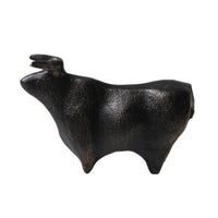 Cow Figurine Sculptural Metal Cow Abstract for Office, Entryway, Home Decorators