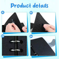 Portable Felt Brooch Display and Storage Book with Holes