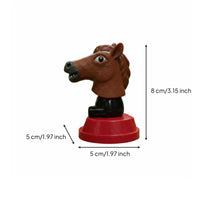 Solar Bobble Horse Cute Solar Horse Ornament Decorative