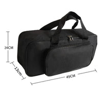 Keyboard Bag with Pocket Padded Keyboard Carrying Bag Soft Zippered for Keyboardists, Travel, Rehearsals