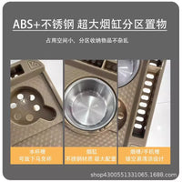 麻将机高档茶几棋牌室茶水架麻将桌角旁边小茶几水杯架多用烟灰缸