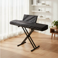 Piano Keyboard Cover with Elastic Hem Cord Fitted Piano Keyboard Cover with Music Stand Opening Stretchy Washable for Pianists
