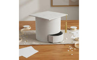 Graduation Cap Gift Box Creative Souvenir Velvet Hat Box with Drawer for Students
