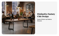 High-Density Foam Cushion Industrial Design Booth Sofa Solid Wood Tabletop Industrial Bar Table and Sofa Comfortable Seating Commercial Dining Furniture Easy to Clean for Interior Designers, Business Owners, Homeowners, Restaurants, Taverns, Cafes
