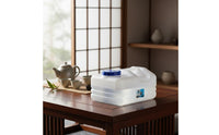 flat Tea Countertop Water Bucket container 10L Water Storage Tank Space Saving with Wide Opening for Home, Camping