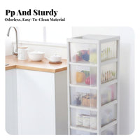 Multi-Tier Wheeled Storage Wheeled Storage Organizer Space Saving Rolling