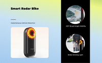 Brake-sensing waterproof rear light