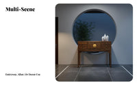 Long Narrow Altar Table New Chinese Appearance Narrow Hall Table Table Retro Artistic Modern Minimalist Design for Hallway