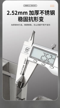 不锈钢三轮车雨伞固定器货车伞架太阳伞遮阳伞摆摊伞钓鱼伞支架