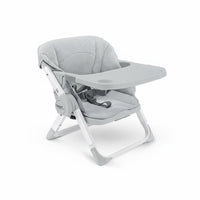 Portable Feeding Seat Safe and Stable Foldable Floor Seat with Tray for Toddlers