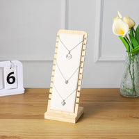 Bamboo Jewelry Display Rack for Necklaces and Pendants