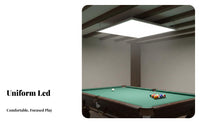 Anti-Glare Billiard Table Light Panel High Brightness Snooker Table Light Panel Easy to Install Game Room Fixture Slim Design for Bar Owners, Professional Players, Homeowners, Sports Club, Basement, Restaurant