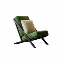 Highsupport Single Sofa Cream design Lounge Chair Ergonomic for Balcony, Homeowners