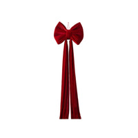 Velvet Bow Ornament Luxury Look Reusable Holiday Decor