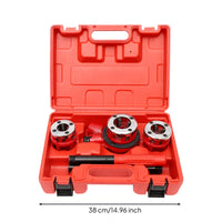 Carry Handle Pipe Threader Kit Hard Carrying Case Pipe Threading Die Set