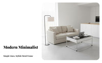 Dual-Level Utility Table Versatile Design Household Furniture Contemporary Aesthetic Multi-Functional for Apartment Dwellers