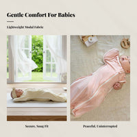 Newborn Modal Pouch, Summer Swaddle Blanket, Plain Color, Breathable