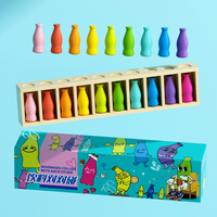 Wooden Memory Matching Game for Kids - Drink Bottle Guessing Game
