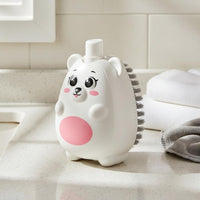 Liquid Cleaning Brush Contoured Grip Liquid Shoe Brush Compact