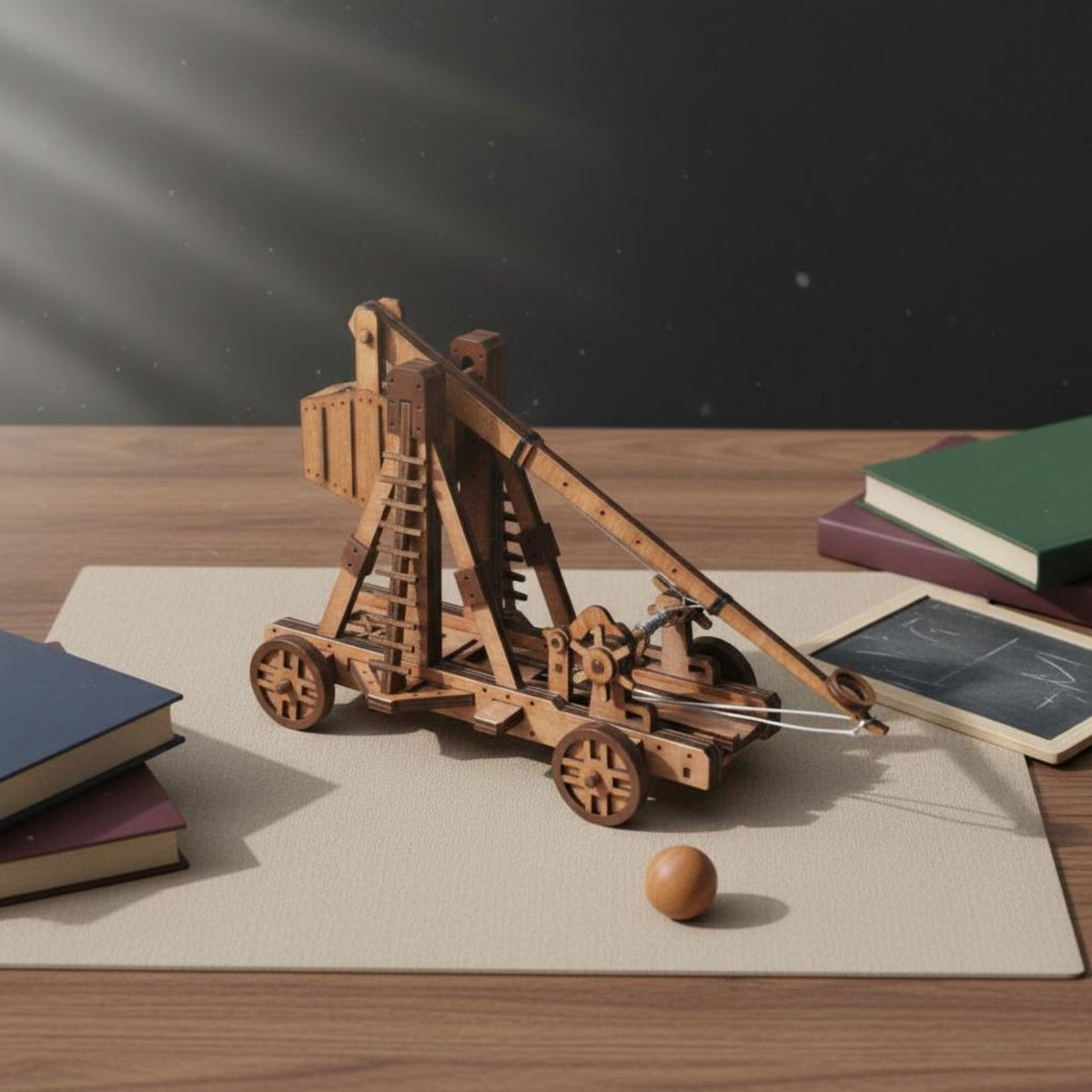 DIY Wooden Trebuchet Kit Historical Historical Copy Wooden Trebuchet Assembly