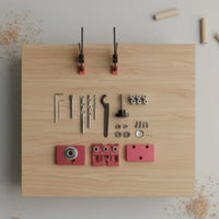 3-in-1 Doweling Jig Easy to Use Furniture Panel Drilling Tool Rust Resistant
