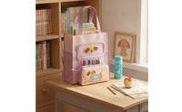 School Tote Bag Organised Tote Bag with Side Pockets Spacious for Students