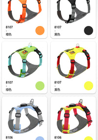 Lightweight Breathable Adjustable Dog Vest Harness with Leash