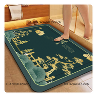 Diatom Mud Bath Mat fast-dry absorbent
