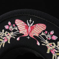 Cowboy Hat Women Cowgirl Sun with Tie Dye Butterfly Print, Polyester Felt Wide Brim for Beach Wear and Protection, Western Style