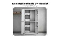 Dormitory Loft Bed with Drawers Space-Saving Steel Bunk Bed with Storage Guardrails Metal Wardrobe Cabinet for Workers, Adults, Hostel, Bedroom