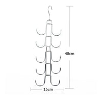 Wall Mounted Garment Hook Wall storageSaving Rotating Hanger Rack Sturdy