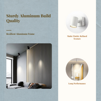 Adjustable LED wall sconce