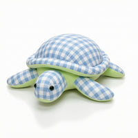 Stuffed Turtle with Pillow Shell Cuddly Tortoise Stuffed Pillow Stuffed Animal Huggable Squeezable for Children, Sofa, Bed
