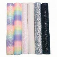 6 Pieces Glitter Craft Sheets Rectangular Arts Supplies Easy to Use