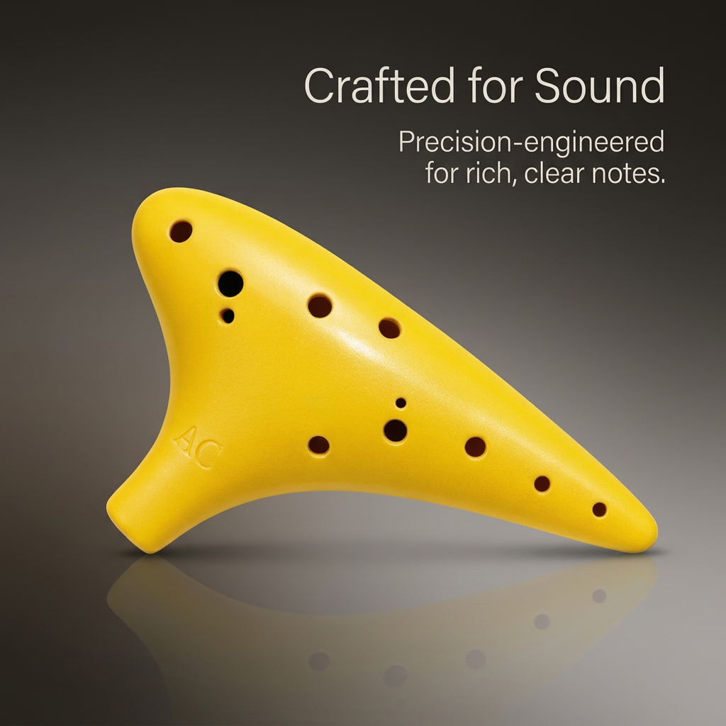 12 Hole Alto Ocarina Beginner, Easy to Play Alto Ocarina, Ergonomic Alto Ocarina Gift, Hobbyist Musician Alto Ocarina