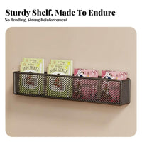Over-the-Door Book rack Space-Saving Hanging Storage Sturdy Construction