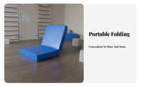 Foldable Design Folding Tumbling Mat Fall Protection Folding Crash Mat Heavy Force Absorption Thick Crash Pad Multi-Purpose for Gymnasts, Cheerleaders, Dance Studio, Gymnasium, School, Home