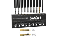 8-Channel Audio Mixer Compact Stereo Audio Mixer Built-in for Streamers, Creators, Home Production, Desktop
