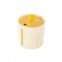 Cylindrical Tissue Box Cream-Colored Home Decor Ceramic Handle