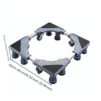 Washing Machine Stand Anti-Slip Appliance Dolly Stand Shock-Absorbing
